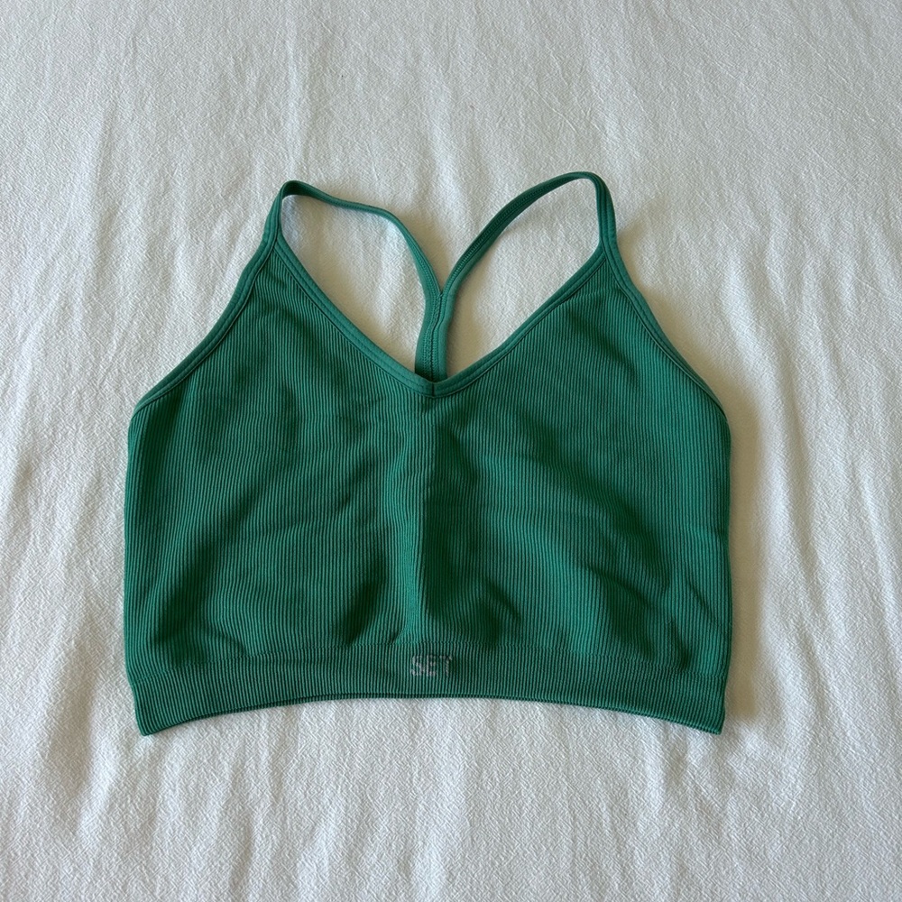 Set Active Sculptflex Ribbed V Bra